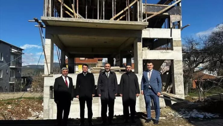 Orhaneli Kaymakamı Kur’an Kursu İnşaatını Ziyaret Etti