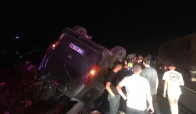 Osmaniye’de TIR’a Arkadan Çarpan Otomobilde 5 Yaralı