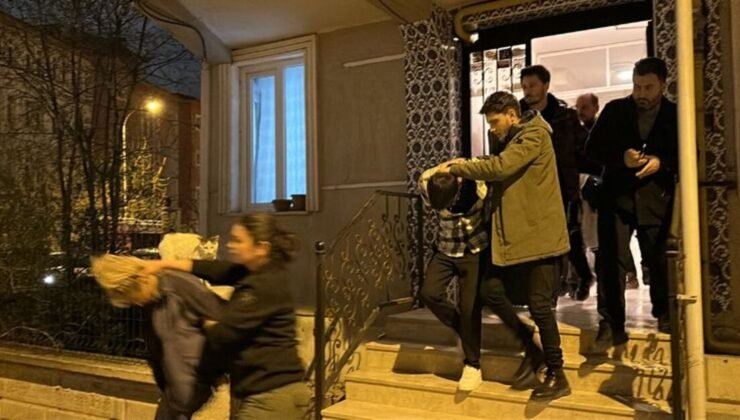 Polisi görünce kaçıp, kendisini eve kilitledi