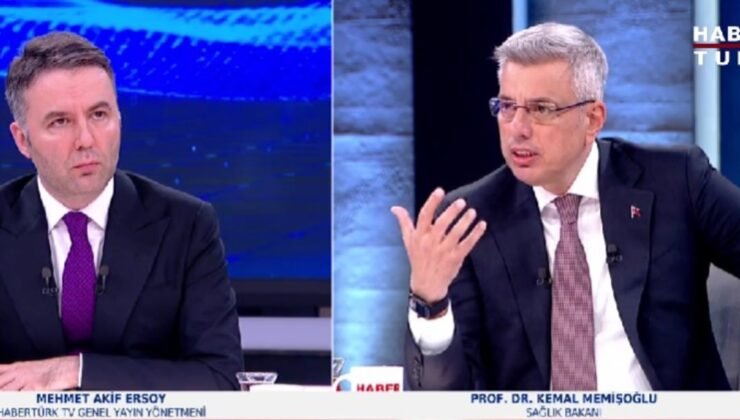 Sağlık Bakanı Kemal Memişoğlu’ndan Habertürk’e açıklamalar