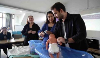 Samsun’da Gebe Okulu Eğitimlerine Baba Adayları da Dahil Oluyor