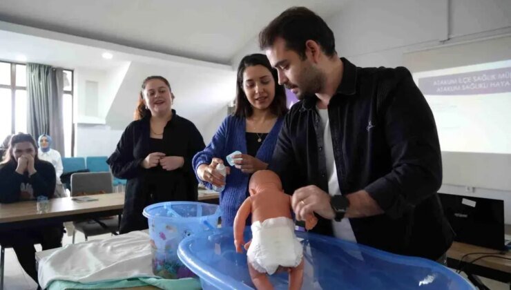 Samsun’da Gebe Okulu Eğitimlerine Baba Adayları da Dahil Oluyor