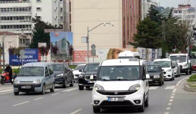 Samsun’da Trafiğe Kayıtlı Motorlu Taşıt Sayısı 504 Bin 953
