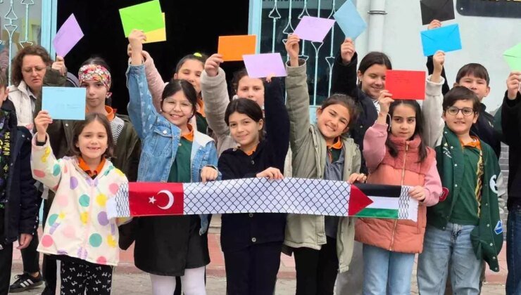 Samsunlu Öğrencilerden Savaş Mağduru Çocuklara Mektup Desteği