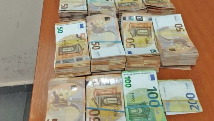 Sınırda 102 bin euro ile yakalandı, tüm para komşu ülkeye kaldı