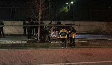 Sivas’ta ağaca çarpan otomobilin sürücüsü öldü