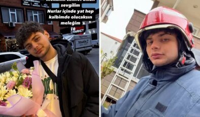Stajyer itfaiyeci, sevgilisini ziyarete giderken hayatını kaybetti