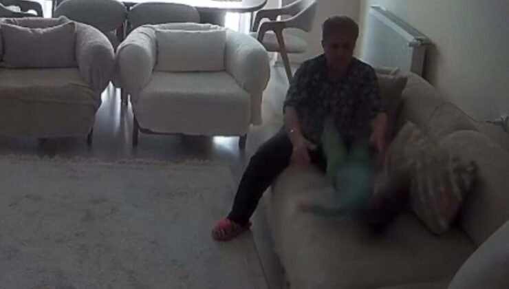 Şüpheyle eve yerleştirilen kamera, bakıcı şiddetini ortaya çıkardı!