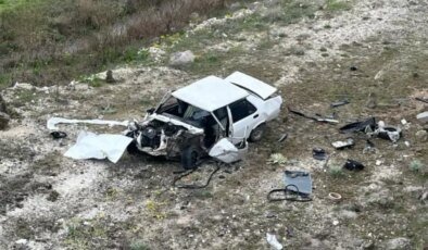 Tavşanlı’da Şarampole Uçan Otomobilin Sürücüsü Yaralandı