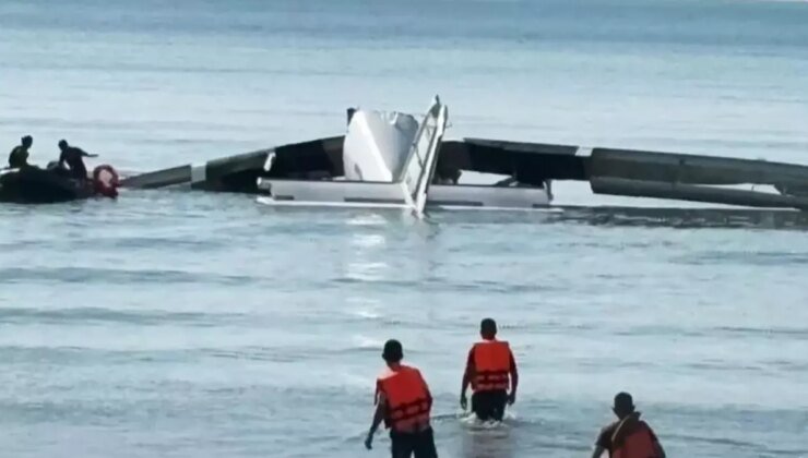 Tayland’da test uçuşu sırasında polis uçağı denize üştü: 6 polis hayatını kaybetti