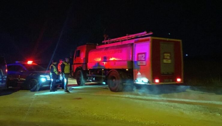 Tekirdağ’da doğal gaz kuyusunda gaz kaçağına müdahale ediliyor