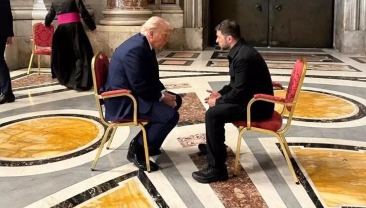Trump ve Zelenski, Papa’nın cenazesi sırasında bir görüşme gerçekleştirdi