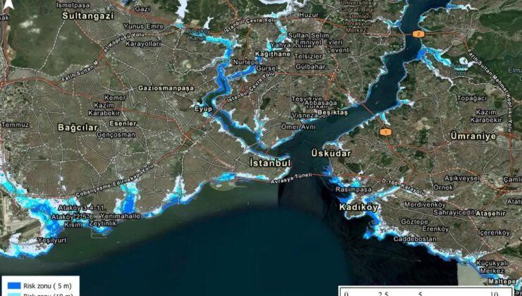Tsunami risk haritası yayınlandı! İstanbul’da hangi ilçe ne kadar etkilenecek?