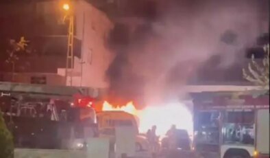 Tuzla’da park halindeki cipte yangın: 6 araç kullanılamaz hale geldi