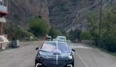 Vali Ekici, Togg’u Gelin Arabası Olarak Tahsis Etti