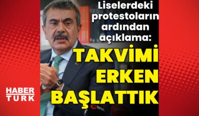 “Yer değiştirme takvimini erken başlattık”