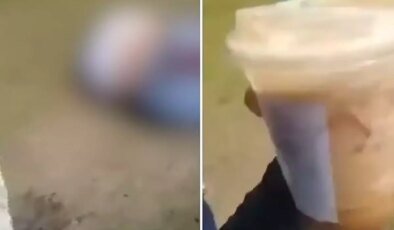 Yerde yaralı bir şekilde yatan arkadaşını videoya çekip sosyal medyada paylaştı