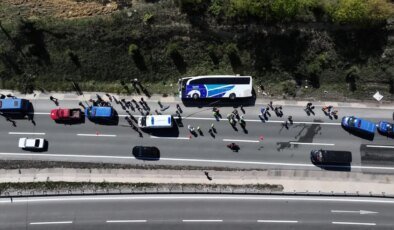 Yolcu otobüsü devrildi: 1 ölü, 5 yaralı