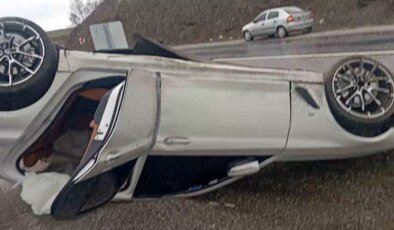 Yozgat’ta Lüks Araç Takla Attı: 3 Yaralı