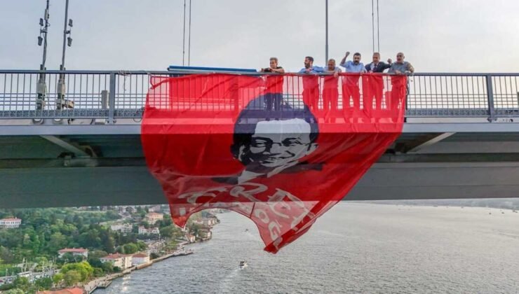 15 Temmuz Şehitler Köprüsü’ne “free İmamoğlu” pankartı asılmasına ilişkin soruşturma başlatıldı