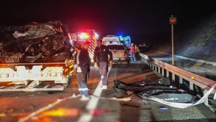 Ankara-Niğde Otoyolu’nda feci kaza! 4 ölü, 1 yaralı