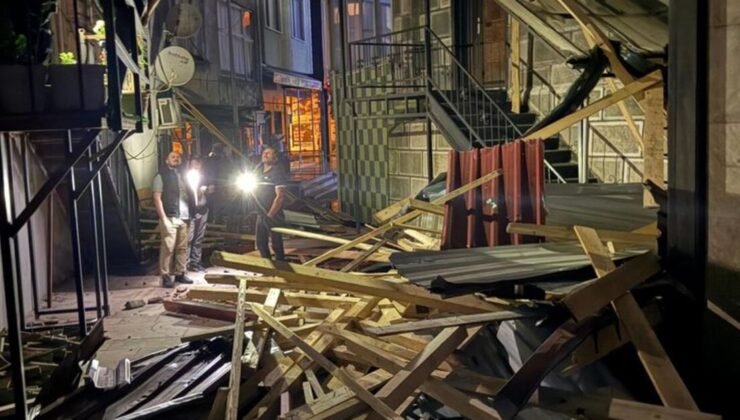 Artvin’de fırtına etkili oldu