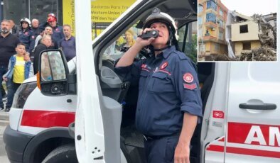 Avcılar’da riskli bina yıkıldı; yandaki bina 4 saatliğine tahliye edildi