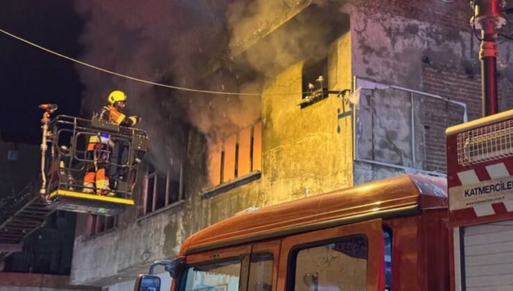 Balıkesir’de 3 katlı binada yangın: 1 ölü