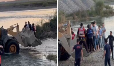 Batman Çayı’nda piknik yaparken mahsur kalan 25 kişi kepçe yardımıyla kurtarıldı