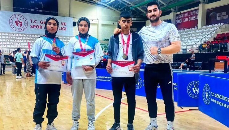 Bitlisli Öğrenciler Bilek Güreşi Bölge Finalinde Başarı Elde Etti