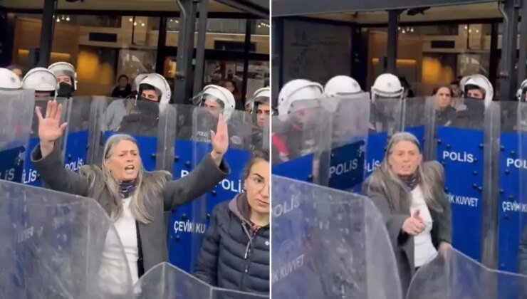 CHP’li vekil arbede esnasında polisler tarafından çembere alındı