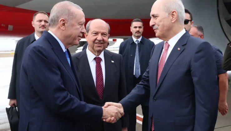 Cumhurbaşkanı Erdoğan KKTC’ye Ulaştı