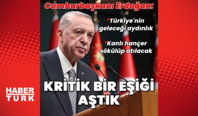 Cumhurbaşkanı Recep Tayyip Erdoğan’dan açıklamalar