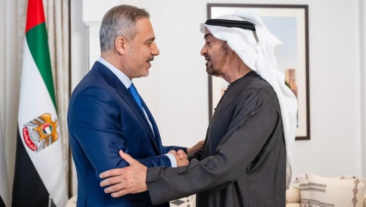 Dışişleri Bakanı Hakan Fidan BAE Devlet Başkanı ile görüştü