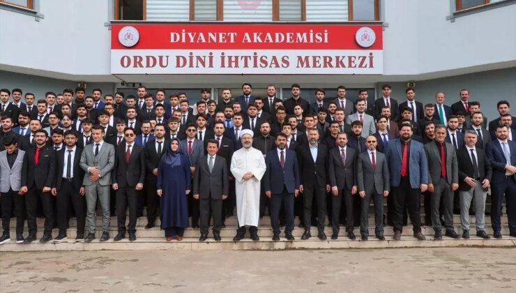 Diyanet İşleri Başkanı Ali Erbaş Ordu Dini İhtisas Merkezini Ziyaret Etti