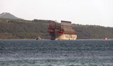 Elektrik Enerjisi Üreten KPS Orka Sultan Gemisi Çanakkale Boğazı’ndan Geçiş Yaptı
