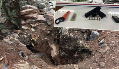 Eski vali ile emekli albay kaçak kazıda yakalandı!