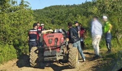 İnegöl’de babasının kullandığı traktörün altında kalan küçük kız kurtarılamadı