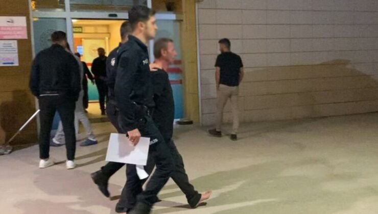 İnegöl’de baltalı maganda, polisin uyarı ateşiyle yakalandı