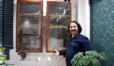İş İnsanı Hidayet Gülpınar’ın Ofisinde Cam Arı Kovanı