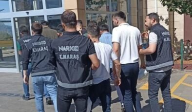 Kahramanmaraş’ta uyuşturucu operasyonu: 13 tutuklama