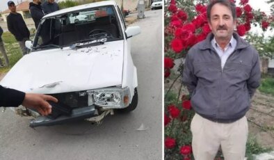 Kazada gözü yerinden çıkıp yola fırlayan motosikletli hayatını kaybetti