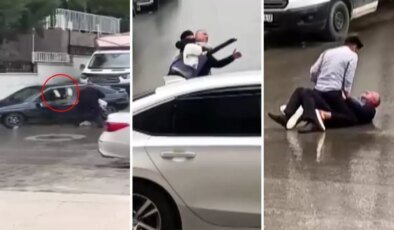 Kendisine silah çeken kayınpederine böyle müdahale etti