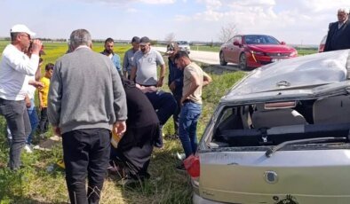 Konya’da Kontrolden Çıkan Otomobil Takla Attı: 1 Yaralı