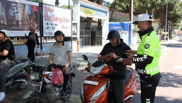 Kula’da Dron Destekli Trafik Denetimleri Devam Ediyor
