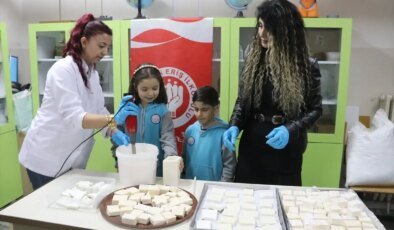 Malatya’da Öğrenciler Atık Yağlardan Sabun Üretiyor