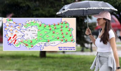Meteoroloji’den flaş uyarı! 6 bölgede sağanak!