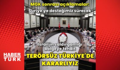 MGK toplantısında terörsüz Türkiye vurgusu
