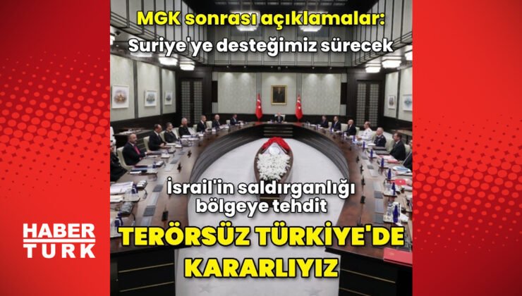 MGK toplantısında terörsüz Türkiye vurgusu
