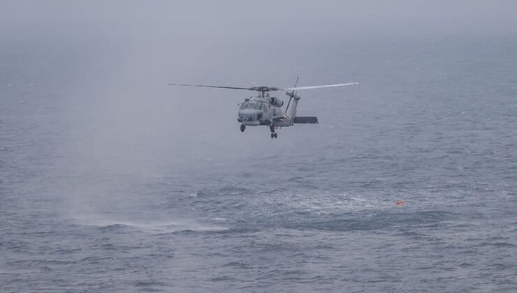 MSB: Askeri helikopter denize acil iniş yaptı!